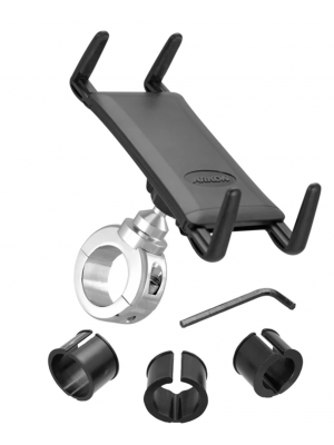 MC2C632 | Arkon Slim-Grip® Ultra Premium Aluminum Motorcycle Handlebar Phone and Midsize Tablet Mount