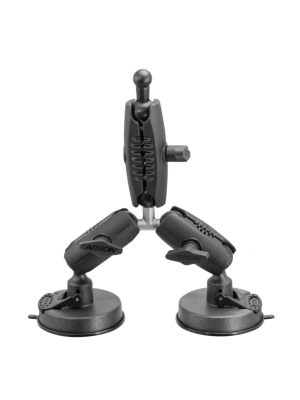RM2X803250 | Arkon Triple Robust Double Windshield Suction Mount - 17mm Ball Compatible