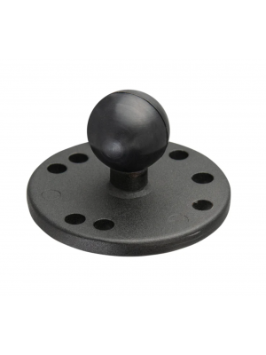 APCMAMPS25 | Arkon Circular Metal Base Adapter with Rubber 25mm (1 inch) Ball
