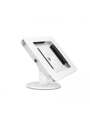 TAB05219KITW | Arkon Metal iPad Swivel Stand with Key Lock (White)