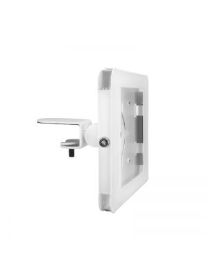 TAB05237KITW | Arkon Metal iPad Shelf Clamp Mount with Key Lock (White)