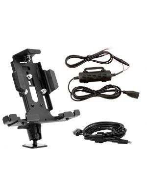 TAB42AMPSHW | Arkon Locking Tablet Mount with Hardwire Kit and USB Cable