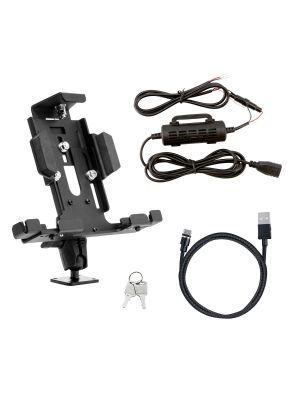 TAB42AMPSMC | Arkon Locking Tablet Mount with Hardwire Kit and USB Cable