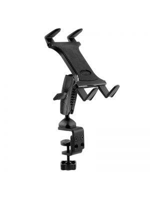 TABRM086 | Arkon Heavy-Duty Clamp Tablet Mount for Tripods, Carts, Tables, Desks for iPad Air 2, iPad 4, 3, 2, Galaxy