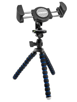 XLTRIXL | Arkon 11inch Tripod Mount with RoadVise XL Phone and Midsize Tablet Holder for Live Streaming