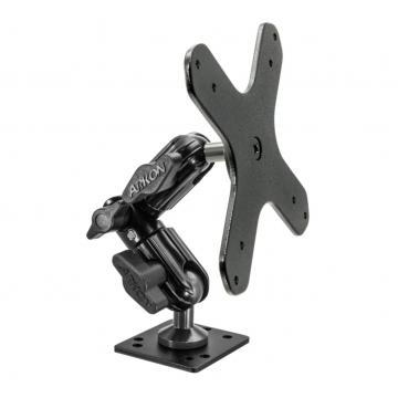 HD10VESA20 | Arkon Heavy-Duty Multi-Angle Drill-Base Mounting Pedestal for VESA 75/VESA 100 Compatible Devices