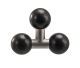 APT325MM | Arkon T-Shaped Adapter with 3 25mm Rubber Ball Heads