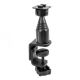 GN086-SBH | Arkon Pedestal 4in Adjustable C-Clamp Style Steel Mount Pedestal with Dual T SBH Head on 22mm Ball Head