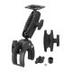 RMCPMAMPS | Arkon Robust Clamp Mount with Security Knob - 4-Hole AMPS Compatible