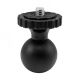 SP25MMCAM | Arkon 25mm Swivel Ball to 1/4inch-20 Camera Head (Adapts 25mm Mount Pedestals to 1/4-20 Camera Pattern)