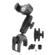 XLRMCPM | Arkon RoadVise® XL Robust Clamp Mount with Phone Holder and Security Knob Shaft